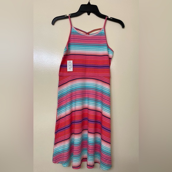 Multicolor Striped High-Low Sundress - Picture 2 of 3